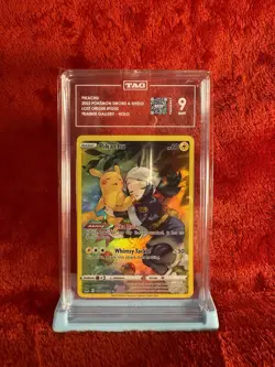 Pokemon TCG Pikachu TG05/TG30 Holo Card Lost Origin TAG 9 - Image 1