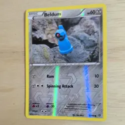 BELDUM 47/98 POKEMON CARD (XY ANCIENT ORIGINS SET) REVERSE HOLO - Image 4