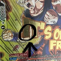 Dragon Ball Super card Final Showdown Son Goku TB3-035 SPR DBS Super Rare - Image 2