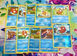 Magikarp Lot x 10 Pokemon TCG Cards XY Sun & Moon Holo And Reverse & Common - Image 1