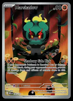 Pokemon Card - Marshadow Mega Evolution 146/132 Holo Illustration Rare - Image 1
