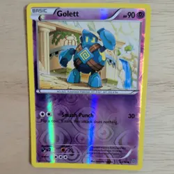 GOLETT 34/98 POKEMON CARD (XY ANCIENT ORIGINS SET) REVERSE HOLO - Image 1