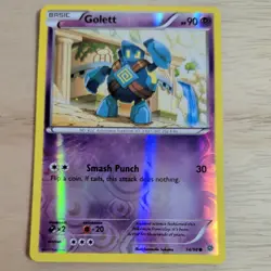 GOLETT 34/98 POKEMON CARD (XY ANCIENT ORIGINS SET) REVERSE HOLO - Image 2