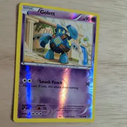 GOLETT 34/98 POKEMON CARD (XY ANCIENT ORIGINS SET) REVERSE HOLO - Image 3