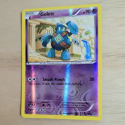 GOLETT 34/98 POKEMON CARD (XY ANCIENT ORIGINS SET) REVERSE HOLO - Image 4