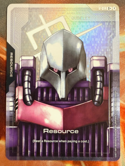 Gundam TCG Card Game Dual Impact Foil Resource GD02 C+ R-014 Qubeley Gundam - Image 1