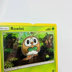 Pokemon Card TCG - Rowlet - McDonalds Promo 1/12 Holo Rare LP 2016 - Image 2