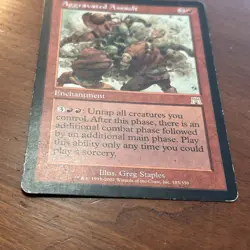Aggravated Assault Onslaught 185/350 MTG Magic the Gathering Rare - Image 2