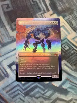 Borderless Foil Solitude Modern Horizons 2 - Indents & Scratches Please See Pics - Image 1