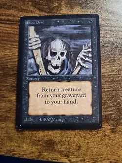 MTG MAGIC : The Gathering - BETA - RAISE DEAD - RARE FIND!!! - Image 1