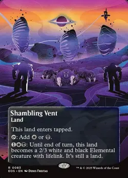 Shambling Vent ** Borderless #83 ** EOS: Stellar Sights - NM MTG - Image 1