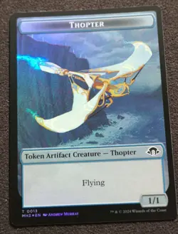 Thopter / Phyrexian Germ Token - Foil - MH3 - MTG - NM - EN - 0013/0016 - Image 1