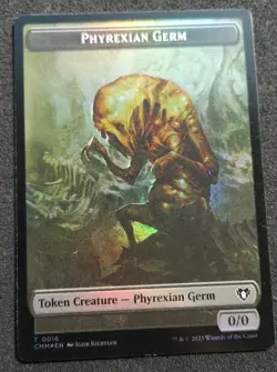 Phyrexian Germ / Soldier Token - Foil - CMM - MTG - NM - EN - 0016/0009 - Image 1