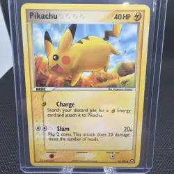 Pokemon TCG Pikachu 57/108 Non Holo EX Power Keepers 2007 Near Mint - Image 1