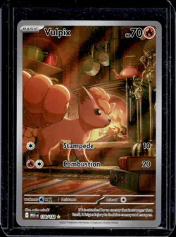 2025 Pokemon Mega Evolution Vulpix Illustration Rare #138/132 - Image 1