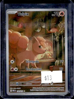 2025 Pokemon Mega Evolution MEG EN Vulpix Illustration Rare #138/132 - Image 1