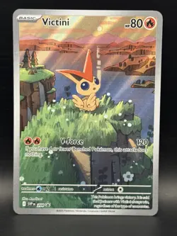 Pokemon - Victini SVP 208 - Promo Illustration Black Bolt/White Flare Rare - Image 1