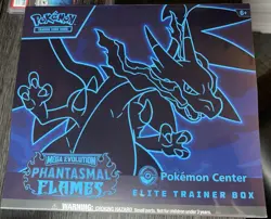 Pokemon Mega Evolution Phantasmal Flames Pokemon Center Exclusive ETB Sealed - Image 1