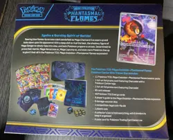 Pokemon Mega Evolution Phantasmal Flames Pokemon Center Exclusive ETB Sealed - Image 2