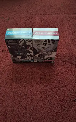 New Factory Sealed Pokemon Black Bolt & White Flare Booster Bundle - Image 1