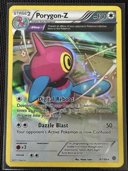 Pokemon Porygon-Z 67/98 XY - Ancient Origins 130HP Holo Rare Stage 2 Θ Stop - Image 1