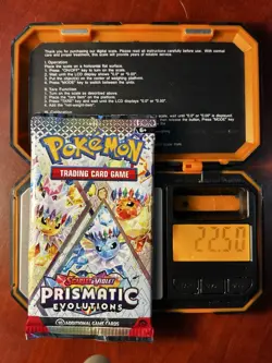 VERY HEAVY! GOD PACKUUU 22.50g Prismatic Evolutions Pokemon TCG Booster (SEALED) - Image 1