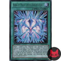 Yugioh Rank-Up-Magic Limited Barian's Force YS13-ENV02 Ultra Rare 1st Ed NM - Image 1