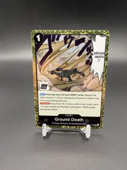 One Piece TCG Ground Death OP14-096 The Azure Sea's Seven Foil Rare - Image 1
