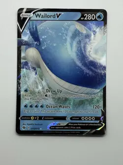 Wailord V 013/073 | Champion's Path | Ultra Rare | Pokemon TCG Card | NM Mint - Image 1