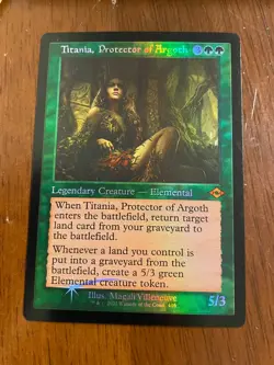 Titania, Protector of Argoth - Foil Retro Modern Horizons 2- MTG Magic Card - NM - Image 1