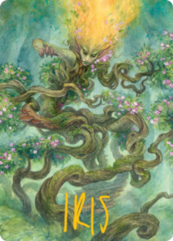 Gold Stamp Art Series TITANIA, PROTECTOR OF ARGOTH mtg NM Modern Horizons 2 - Image 1