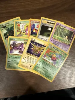 A Lot Of Eight Assorted Vintage Pokemon Cards - Image 1