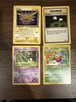 A Lot Of Eight Assorted Vintage Pokemon Cards - Image 4