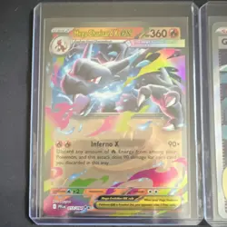 Pokemon TCG Mega Charizard X EX & Grimsley's Move Holo Lot - 2 Cards - Image 2