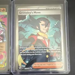 Pokemon TCG Mega Charizard X EX & Grimsley's Move Holo Lot - 2 Cards - Image 3
