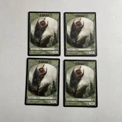 Magic the Gathering MTG 2012 M13 Set Card -- (4x) Token Wurm 10/11 - Image 1