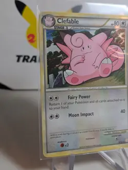 Clefable - 3/123 - Holo Rare - HeartGold & SoulSilver - Pokemon Card - LP - Image 2
