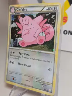 Clefable - 3/123 - Holo Rare - HeartGold & SoulSilver - Pokemon Card - LP - Image 3
