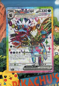 Pokemon TCG Hydreigon ex 223/191 Surging Sparks Ultra Rare Full Art NM/M - Image 1