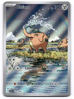 Cufant NM IR 076/064 Sv: Shrouded Fable Pokemon TCG Holo - Image 1