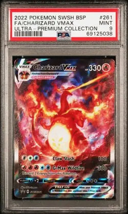 Charizard VMAX PSA 9 SWSH261 SWSH: Sword & Shield Promo 261 Pokemon TCG Holo - Image 1