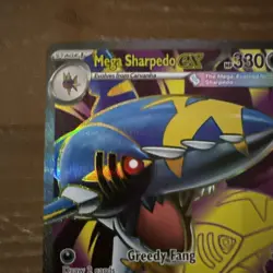 2025 Near Mint Pokemon Mega Sharpedo ex 113/094 Phantasmal Flames PFL - Image 5