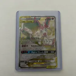 2019 Pokemon Sun & Moon Unbroken Bonds Gardevoir Sylveon Tag Team GX #205/214 - Image 1