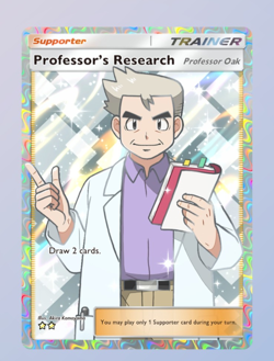 Professor's Research Full Art - Pokemon TCG Pocket - Image 1