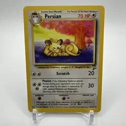 Persian 56/130 Pokemon 2000 Original Base Set 2 Uncommon Unlimited Regular NM - Image 1