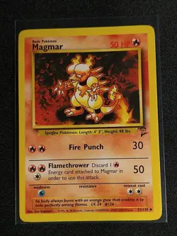 Pokemon Magmar 51/130 Uncommon Base Set 2 NM - Image 1
