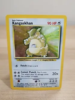 Pokemon TCG Kangaskhan Holo Rare Jungle Unlimited 5/64 1999 - Image 1