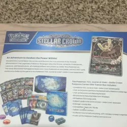 Pokemon TCG Scarlet & Violet Stellar Crown Elite Trainer Box Pokemon Center Exc. - Image 2