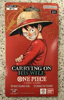 Bandai Namco One Piece Card Game OP-13 Booster Pack English 12 Cards - Image 1