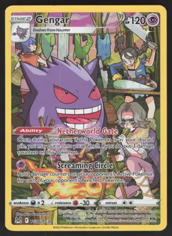 Gengar TG06/TG30 Ultra Rare Pokemon TCG Lost Origin Trainer Gallery NM - Image 1